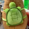 Decoração de festa capivara pelúcia tartaruga mochila simulação capibara anime fofo animais de pelúcia presente de natal para crianças dropship
