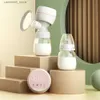 Breastpumps Electric Breast Pump Milk Bottle Baby Breastfeeding Chargeable Lithium Battery ER942 Q231120