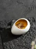 Miski miska jaja na parze jaja biała ceramiczna mała gulasz Kubek Kreatywny owoc deser kuchenny stołowa zastawa stołowa