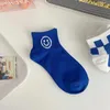 Chaussettes en coton respirantes pour femmes, 5 paires/lot, Style coréen, mode fille, quatre saisons, couleur unie, sport, Simple et confortable