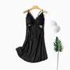 Women's Sleepwear Sexy Women Bride Bridesmaid Wedding See Through Erotic Nightgown Lace Trim Casual Home Clothes Nightwear