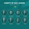 False Nails Nailpop False Nails Gel X 팁 짧은 Almondcoffin Full Cover Acrylic Press 가짜 손톱 미국 캡슐 아트 용품 및 도구 230419