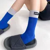 Vrouwen sokken dames Chinese trend vier seizoenen industriële wind katoenen beweging splice kleurliefhebbers blauw grijs medium