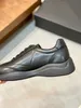 23S America's Cup Triangle Men Casual Shoes White Black Leather Sneaker Summer Pop Designer Shoe Rubber Sole Platform Trainers met doos EU38-45