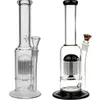 Vintage Premium Black Leaf Glass Bong Water Hookah 7mm 15 inch 24arm originele glasfabriek gemaakt kan een klantlogo plaatsen door DHL UPS CNE