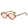 Sunglasses Fashion Oval Small Frame Female Senior Sense