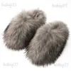 Slippers 2023 Nieuw type pluche pantoffels voor dames in de herfst en winter Huisbont en warm imitatiebont Antislip teenslippers T231114