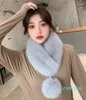 for channel winter ccity holiday Designer soft Imitation women fox Valentines fur headband scarf Ring