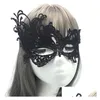 Party Masks Women Y Lace Eye Mask Party Masks For Masquerade Halloween Venetian Costumes Carnival Anonym Drop Delivery Home Garden Dhgrx