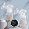 Breastpumps Portable Electric Breast Pump Baby Breast Feed Milker Milk Bottle Mom Automatic Electric Milker Comfort Breastfeeding BPA Free Q231120