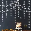 Christmas Decorations 4M Snowflake Star Tree Shape Paper Garland Decoration For Home Noel Navidad Ornaments Xmas Year Party Decor