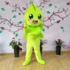 Rendimiento Disfraces de mascota de gota de agua verde Traje de personaje de dibujos animados de alta calidad Traje Carnaval Adultos Tamaño Fiesta de Navidad de Halloween Trajes de vestir de carnaval