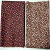Clothing Fabric Royal Brown All-over Blooming Flowers Printed Cotton Poplin Home Textiles Floral For Sewing Quilting
