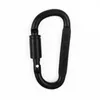 5 PCSCARABINERS 5PCS Typ D Carabiner Lock na zewnątrz wspinaczka kempingowa aluminium blokowanie stopu klapa multi taktyka przetrwania zestawu podróży P230420