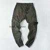 Designer Men's Stones Island Cargo Dad Leggings arbetar Löst storlek Wide Leg Harlan Casual Radish Pants Autumn and Winter 178 671