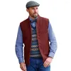 Gilet da uomo 2023 Gilet da completo Gilet da uomo in misto lana blu Gilet di jeans da uomo Slim Fit Casual Formale Business