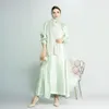 Etnik Giyim Orta Doğu Dubai Elegant Boncuklu İnciler Hırka Elbise Müslüman İslam Partisi Abaya Elbise Kimono Robe İki Parça Seti