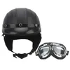 Motorcycle Helmets Helmet Safe Tool Motocross With UV Antifog Goggles For Bike Scooter Cruiser