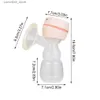 Breastpumps Breast Pump Electric 3W 180ml USB Rechargeable Baby Breastfeeding Bottle Adjustable Portable Milk Collector Q231120