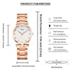 Нарученные часы 2023 роскошные женские браслеты Quartz Watches для наблюдения дамы спортивные платье розовые циферблаты на запястье Relogio feminino