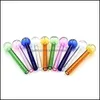 Smoking Pipes Glass Oil Burner Pipe Pyrex Accessories Random Color Drop Delivery Home Garden Household Sundries Dhncd