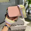 Square Crossbody Çantalar Anlık Görüntü Şerit Kayışı Lüks Yan Kamera Çantası Küçük Çok Molor Hatıra Hediyesi Uygun Bolsos Geniş Omuz Kayışı C23