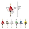 装飾的な置物樹脂風チャイム牧歌的なスタイルの鳥のベル屋外の屋外ホームガーデン装飾のための装飾工芸品