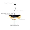 Other Home Garden Nordic Art Flying Shuttle Hat LED Chandelier Kitchen Light Fixtures Penthouse Restaurant Hanging Decoration Indoor Lighting 230419