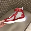 Słynne buty menu Casual Cloudbust Running Sneakers Włochy Klasyczna elastyczna taśma siatka elastyczna i czerwona patentowa skórzana designer oddychające buty tenisowe UE 38-45