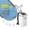 Intelligente Roboter-Schlankheitsmaschine Hochintensiver elektromagnetischer Impuls EMS + Kryo-Fettabbau-Muskelstimulator Cellulite-Abbau-Schönheitsausrüstung mit Roboterarm