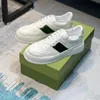 Designer-Sneakers Doppelschuhe Bedruckte geprägte Schuhe Herren Damen Trainer Tiger White Biscuit Shoe Platform Leather Sneaker
