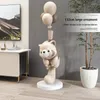 Decorative Figurines Home Decor Accessories Decoration Large Raccoon Living Room Resin Floor Sculpture & FRP Animal Ornaments Statues