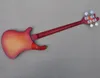Cherry Sunburst 4 Strings Elektrikli bas gitar Gülağacı klavye ile logo/renk özelleştirme