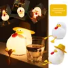 Night Lights USB Rechargeable Dimmable Cute Duck Lamp Kids Bedroom Light Portable Gift