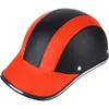 Caschi da ciclismo per motociclista Horse Rider Gorras Hombre Casquette Homme Capacete Ciclismo Casco da motociclista in pelle PU Mezza faccia Berretto da baseball P230419