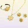Collar con colgante etíope, cadena de joyería llena de oro, Color oro amarillo, joyería africana, moda para mujer 2909520