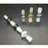 Colorful 10 Styles Glass Bongs Adapter 14.5mm -18.8mm Male Female Glass Adapter Strainght Joint 14mm -19mm Glass Converter for Dab Rigs