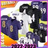 Football Jersey Lamar Jackson Baltimores Raven Man Odell Beckham Jr. Rashod Bateman Zay Flowers Mark Andrews Kyle Hamilton Justin Tucker Patrick Queen Odafe Oweh C02