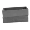 Pochettes à bijoux 2 pièces 1 KG Graphite lingot creuset moule pour fondre coulée raffinage or argent métal aluminium cuivre laiton