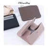 Wallets Customized Letters Pebble Cow Leather Multifunctional Coin Purse Wallet Mini Short Women's Japanese Style Cardholder