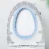 Toalettstol täcker kudde tvättmaskin stickad matta tvättbar frostskyddsskydd förtjockad o typ universal