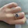 Bagues bijoux t S925 corps en argent Sterling bague d'amour mode polyvalent décontracté flèche coeur Piercing femmes R5T1