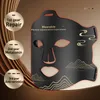 Masque facial de photothérapie à LED en Silicone, 4 couleurs, soins de la peau, spa, thérapie à la lumière pour usage domestique