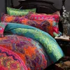 Bohemian 3D Combinter Sets Pedding Sets Mandala Duvet Zestaw Zestaw Zimowe rozłożenie łóżka poduszka królowa King size Bedlinen Bedspread 220721v92Itransparent Telefon