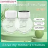 Bröstpumpar 2023 Uppgraderingar bärbar bröstpump Hands Free Electric Portable Wearable Breast Pumps BPA-Free Breastfeeding Milk Collector Q231120