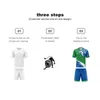 Otros artículos deportivos Sublimación Uniformes de fútbol Conjuntos personalizados Ropa de secado rápido Jersey de fútbol transpirable de alta calidad para hombres WO X440 231118
