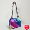 Kurt Geiger Sac Rainbow Femmes Sac à main Jointing Colorful Cross Body Patchwo