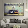 Pop Street Art Graffiti Life is Short Chill the Duck out Two Nude Kid Poster Print Canvas Painting Wall Picute for Cuadros Decor