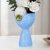 Vase 2x Modern Flower Pot Planter Ornament Sculpture Desktop Vase for