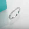 Pierścienie ślubne anujewel 1,5 mm d Kolor Pół pasma Pierścień 925 Srebrny palcem pierścienie dla kobiety231118